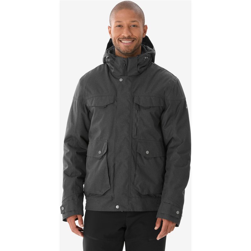Wanderjacke Herren bis -10 °C wasserdicht - NH500 grau