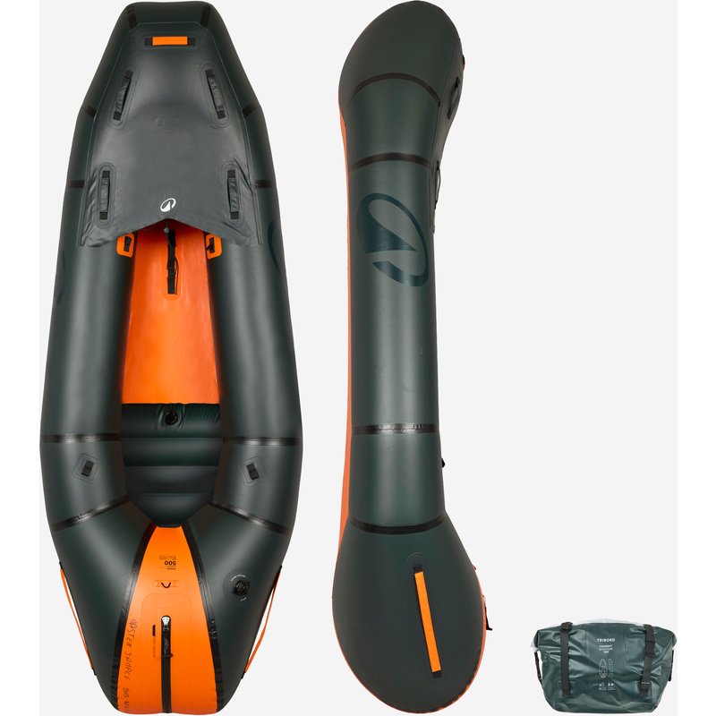 Kajak Packraft aufblasbar 1-Sitzer TPU Fluss wasserdichter RV - PR500