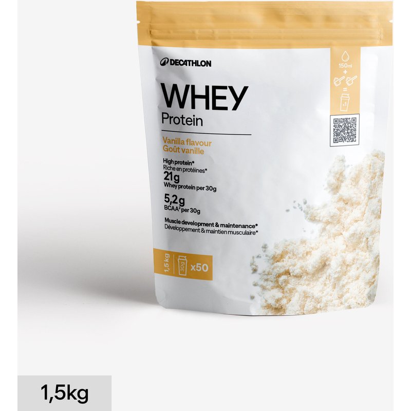 Whey Protein Getränkepulver Vanille 1,5 kg