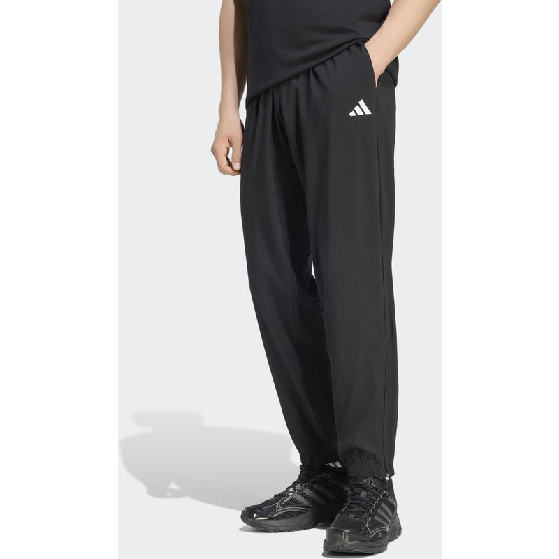 Trainingshose Herren leicht gerader Schnitt - schwarz