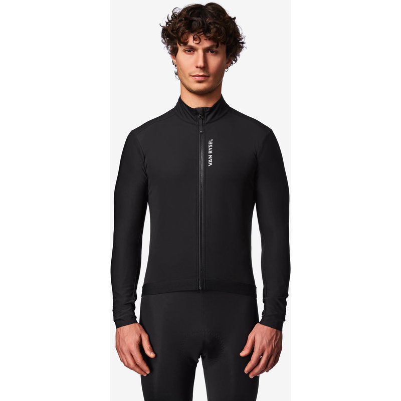 Fahrrad Winterjacke Rennrad "RCR 2" Herren schwarz