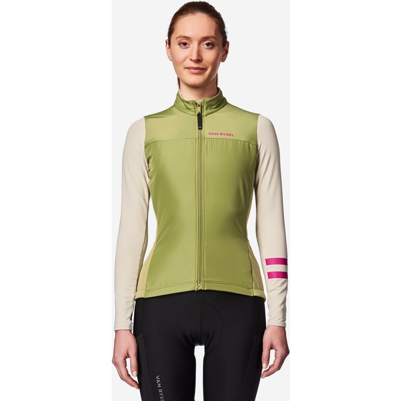 Radtrikot langarm Zwischensaison Rennrad EDR grün