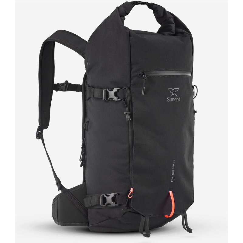 Ski-/Snowboardrucksack Rolltop 30 L Freeride - Robust Freeride schwarz