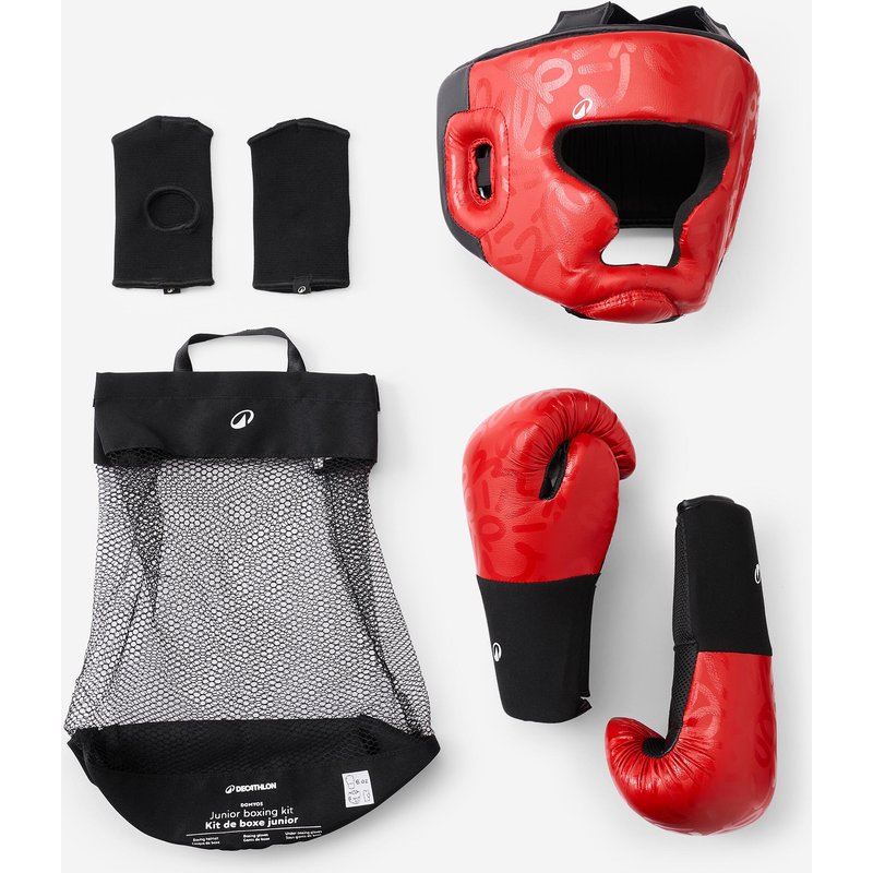 Box-Set Kinder Boxhandschuhe/Kopfschutz/Boxsackhandschuhe