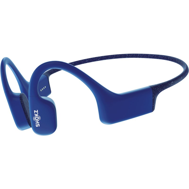 Kopfhörer Knochenschall Open Swim blau