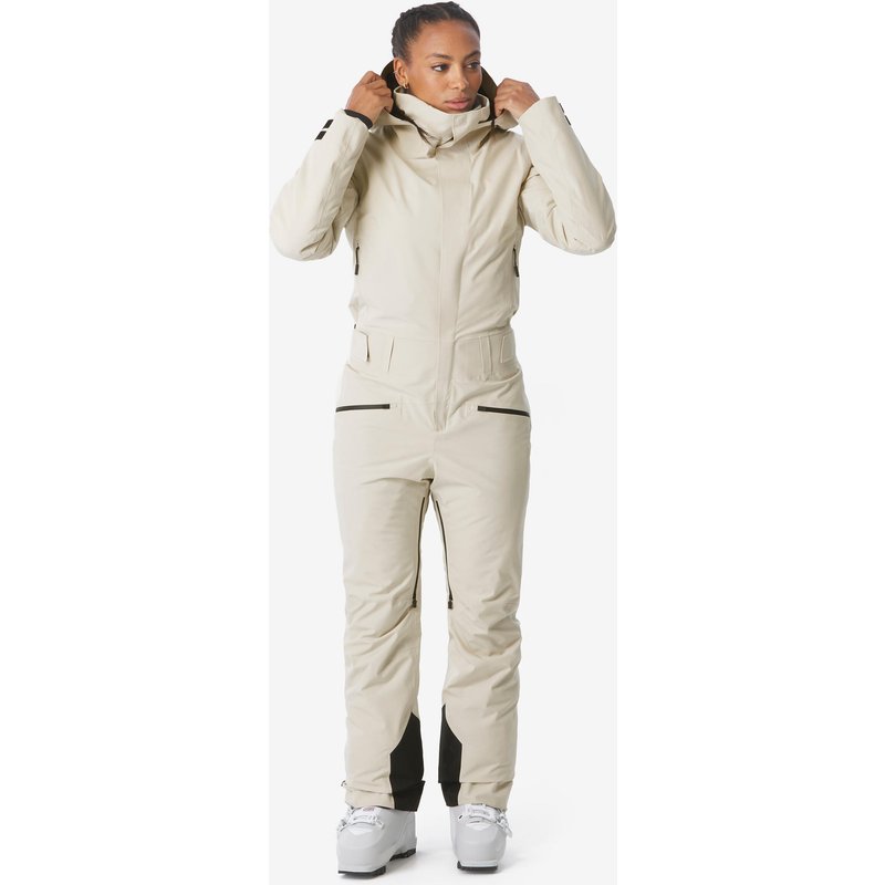 Skianzug Snowboardanzug Damen warm wasserdicht - Suit 500 beige