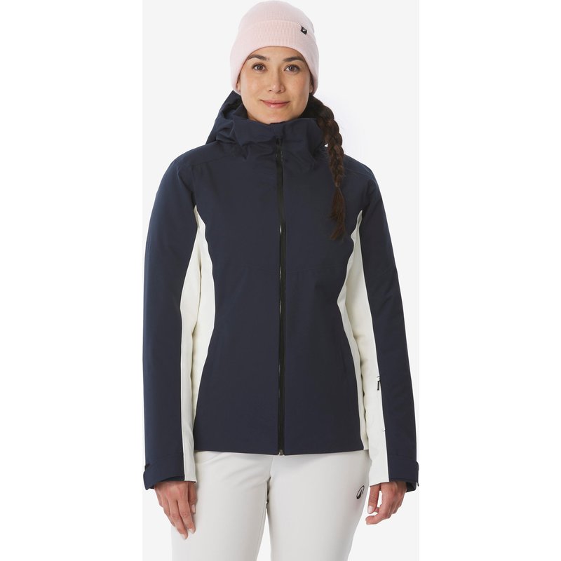 Skijacke Snowboardjacke Damen - 500 blau/beige
