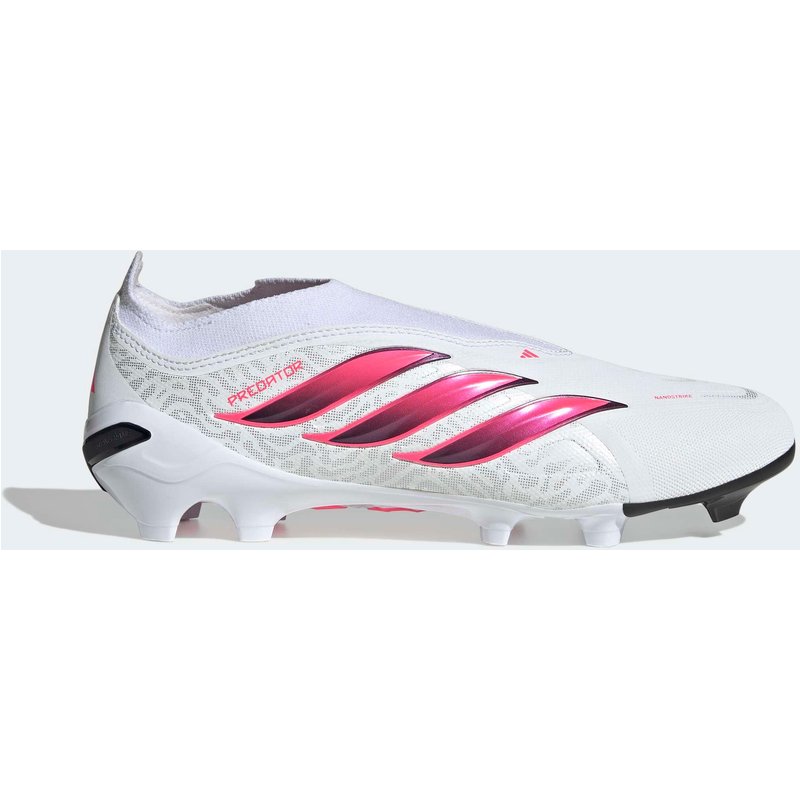 Damen/Herren Nockenschuhe FT/FG Laceless - adidas Predator League weiß/violett