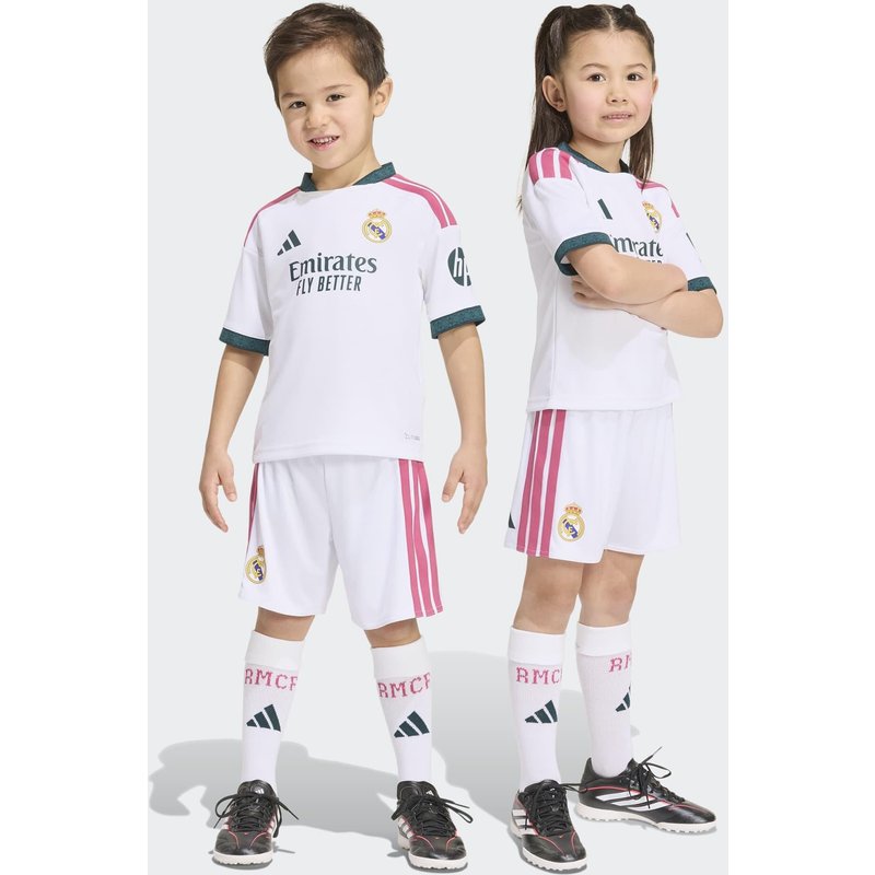 Kinder Fußball Trikot Set - Real Madrid Heimtrikot Set 26/27
