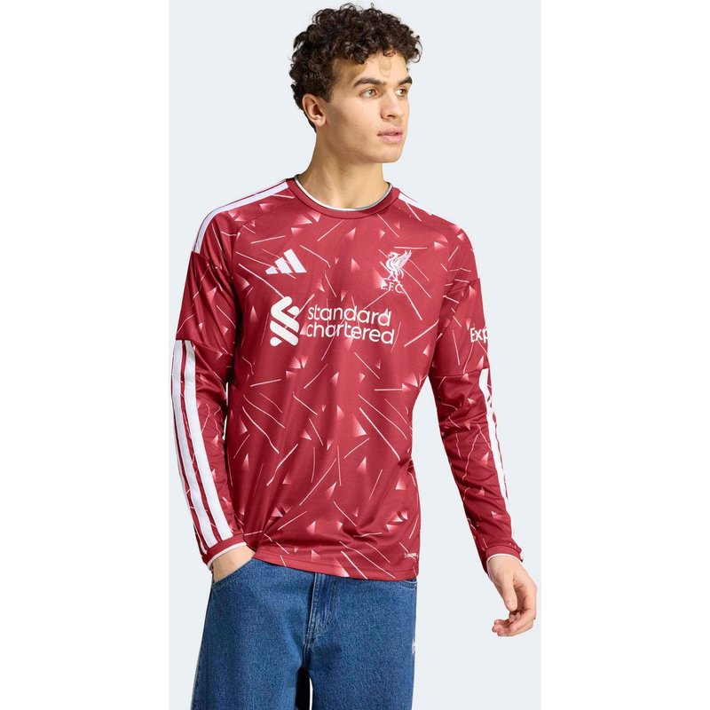 Damen/Herren Fußballtrikot langarm FC Liverpool 26/27 Heim