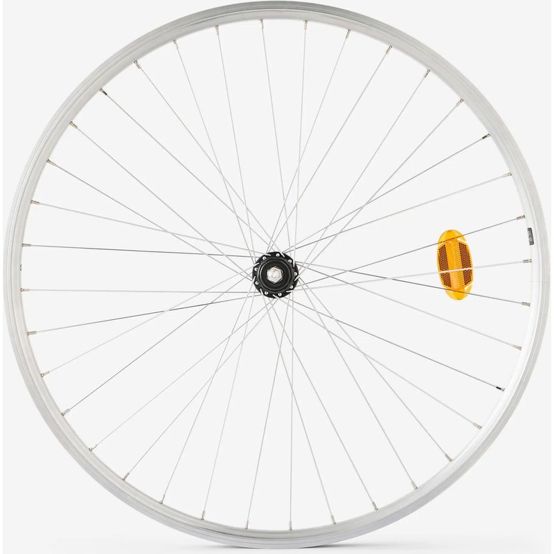 Laufrad City Bike 28" Hinterrad Hohlkammerfelgen Schraub-Freilauf verchromt
