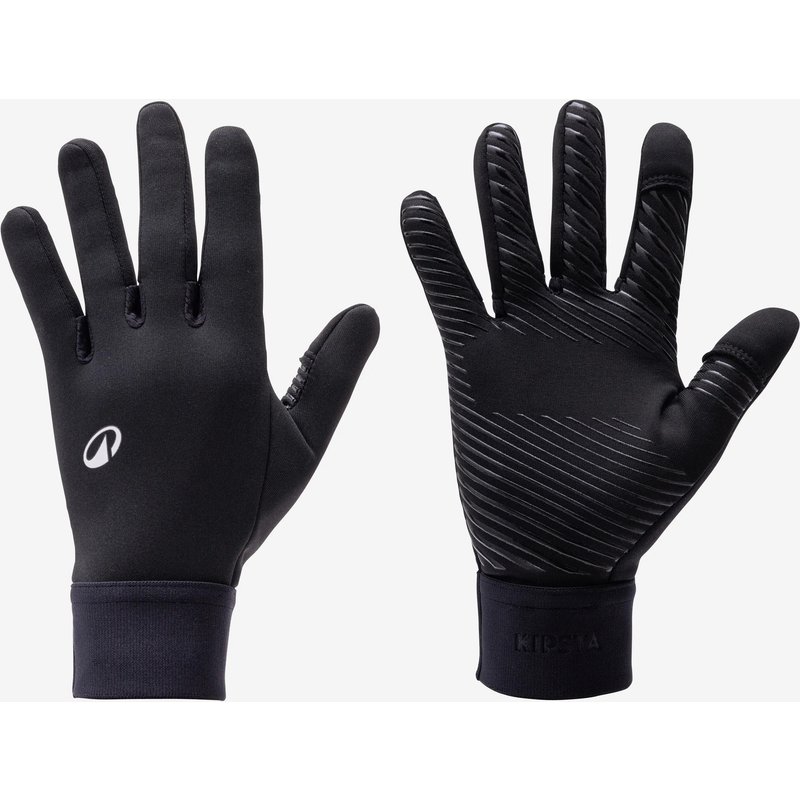 Kinder Fußball Handschuhe - Keepdry 500 Fußball Spielerhandschuhe schwarz