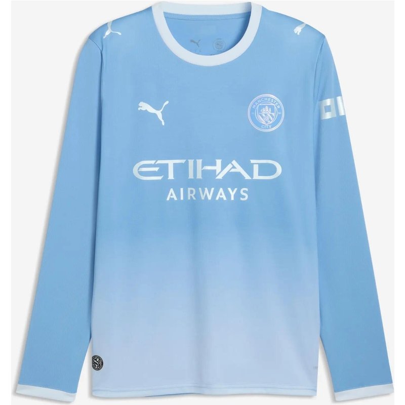 Damen/Herren Fußballtrikot langarm Manchester City 26/27 Heim