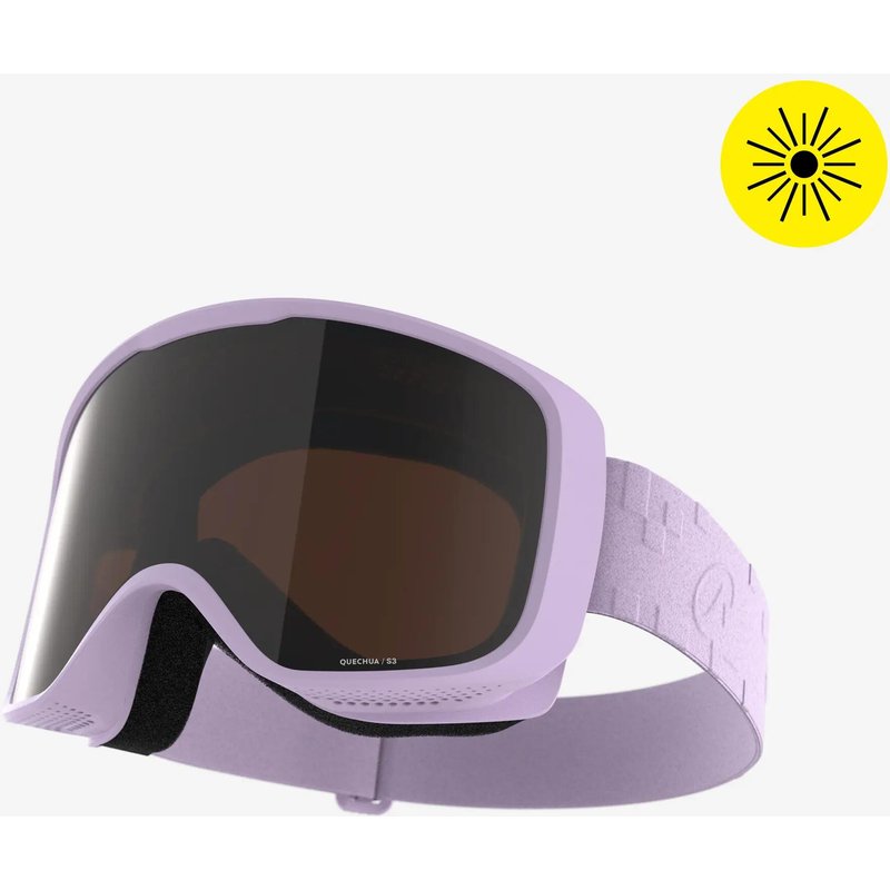 Skibrille Snowboardbrille Kinder Schönwetter - G100 S3 lila