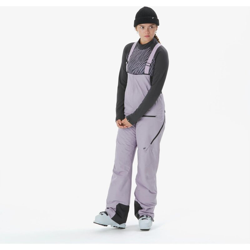 Skihose Latzhose Kinder 7–15 Jahre - Bib 900 violett
