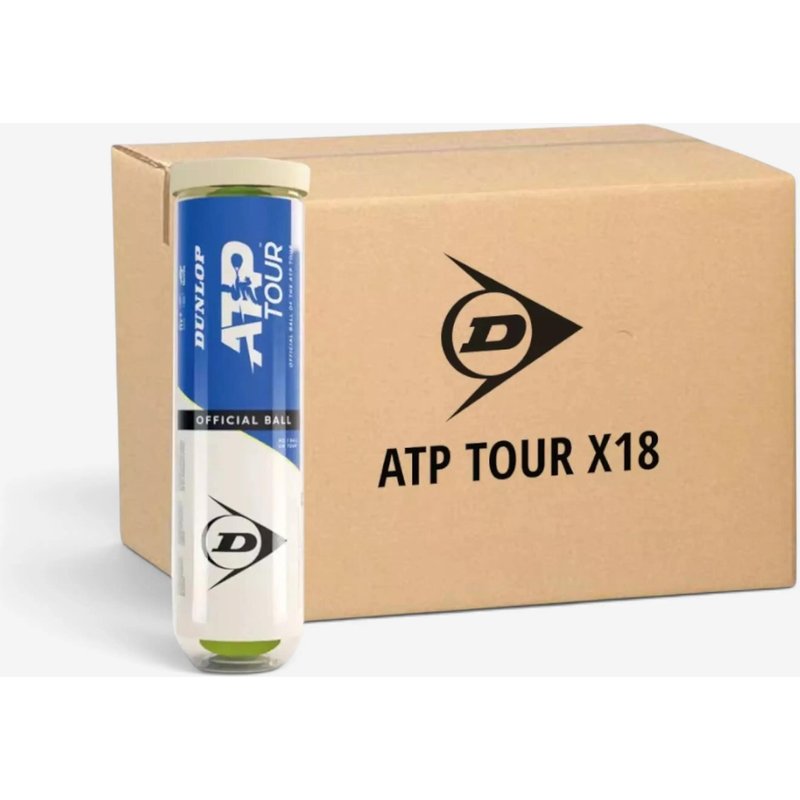 Tennisbälle - ATP Tour 18 Dosen à 4 Bälle gelb