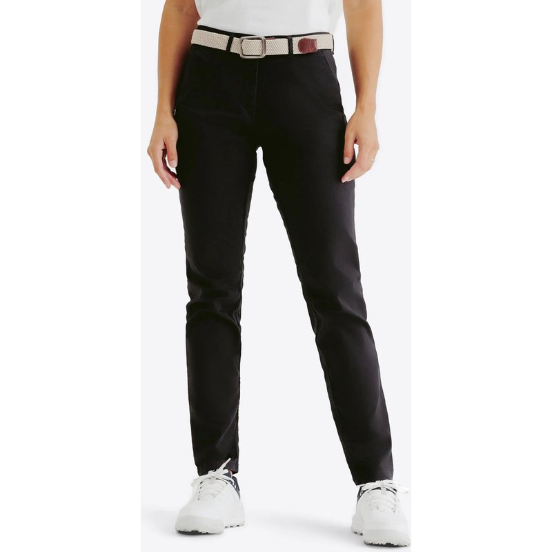 Damen Golf Hose Baumwolle - MW500 schwarz