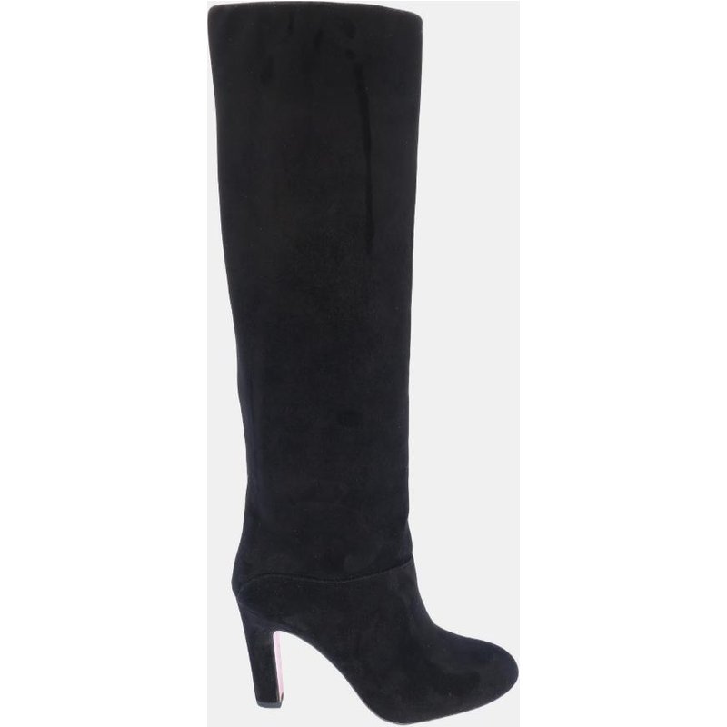 Isabel Abdo - Bota alta ante negro.