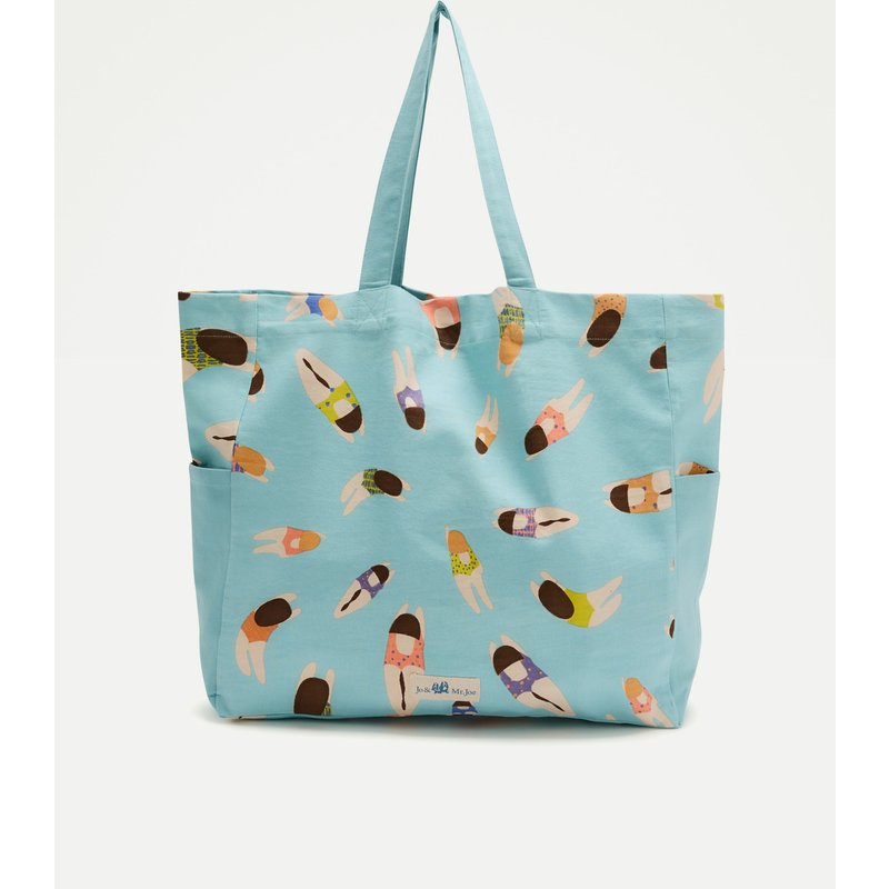 Jo & Mr. Joe - Bolso shopping de playa estampado.