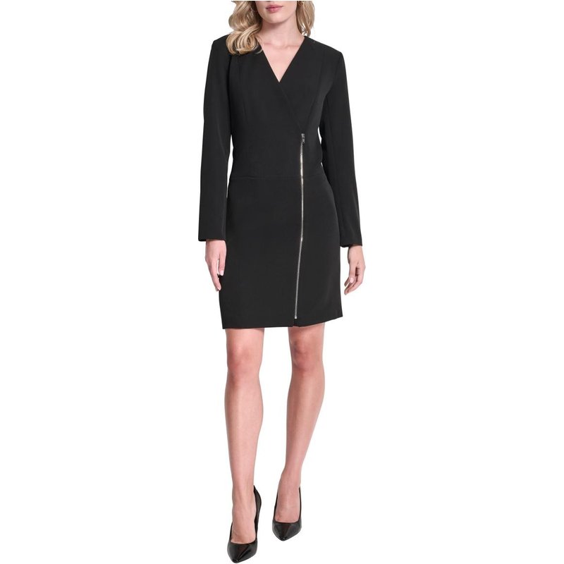 DKNY - Vestido con detalle de cremallera.