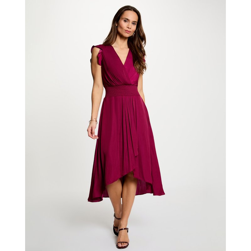 Morgan - Vestido midi holgado sin mangas.