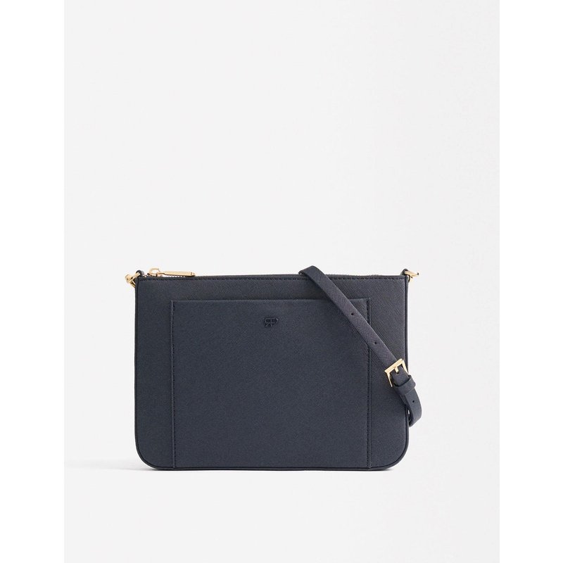 Parfois - Bandolera de mujer fina con bolsillo exterior y cierre de cremallera.