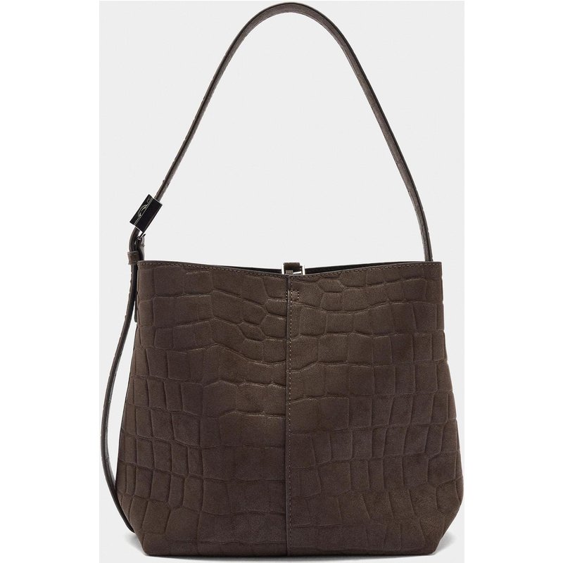 Parfois - Bolso de hombro con cierre de cremallera y neceser extraíble.