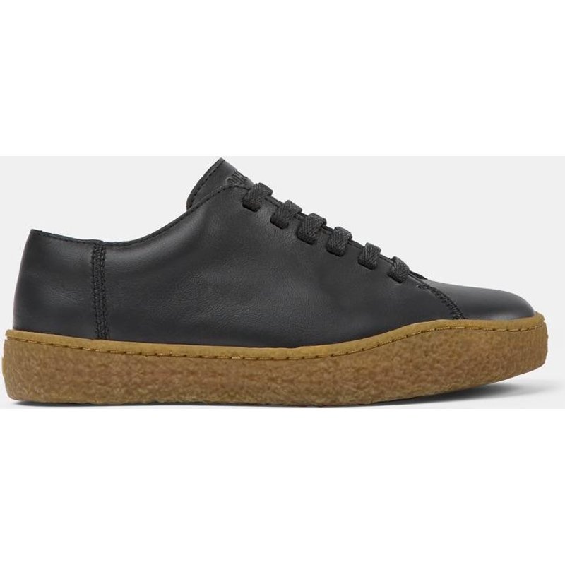 Camper - Zapatillas de piel de mujer Peu Terreno lisas con suela a contraste.