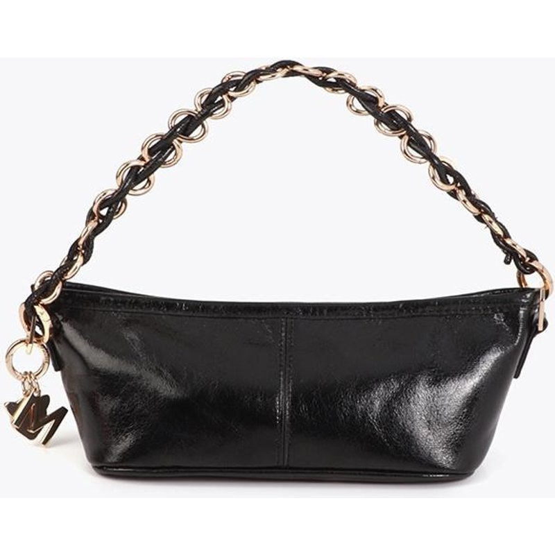 Lola Casademunt - Bolso de fiesta efecto brillante con cierre de cremallera.