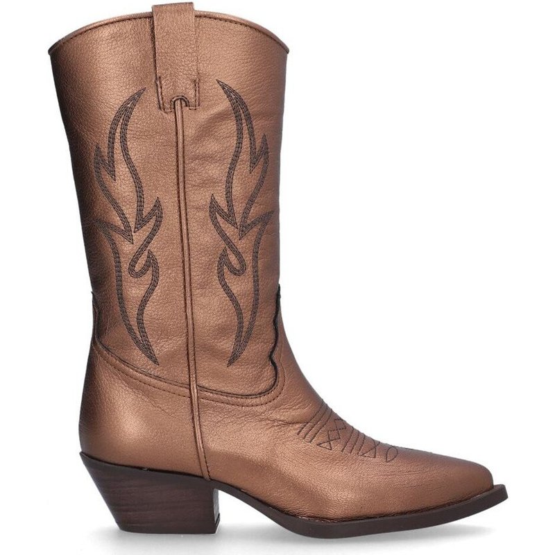 Alpe - Botas de mujer de piel gibson con suela antideslizante.