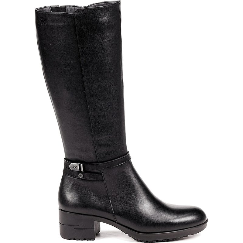 Fluchos - Botas de mujer en color negro y fabricadas en piel.