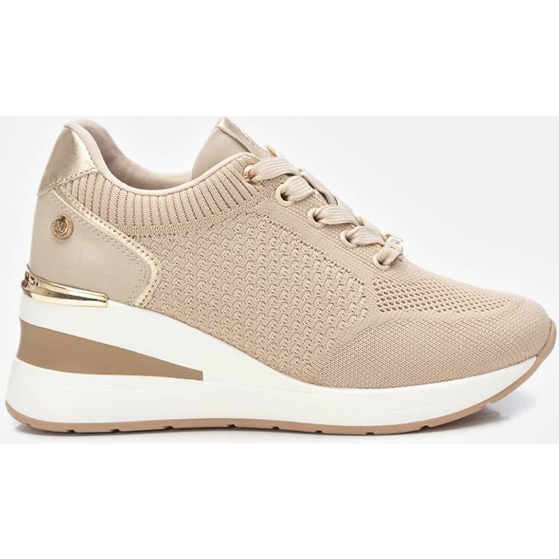 Xti - Zapatillas deportivas de mujer con cuñas y elásticas.
