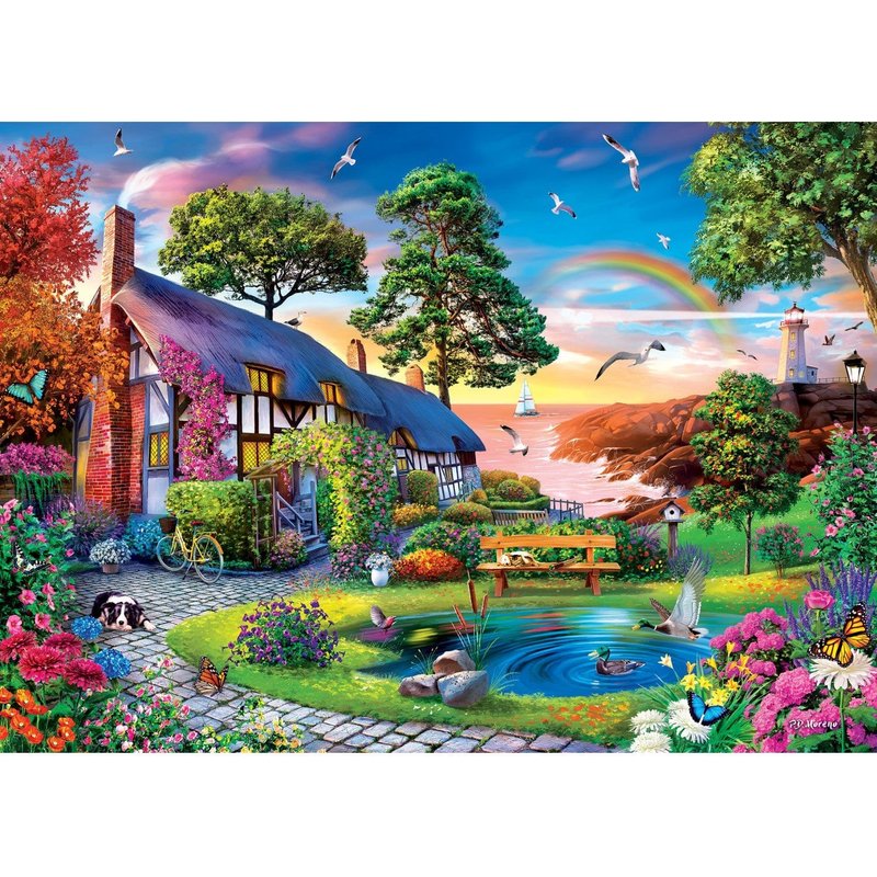 Puzzle Tranquility - Retraite Arc-En-Ciel Master Pieces