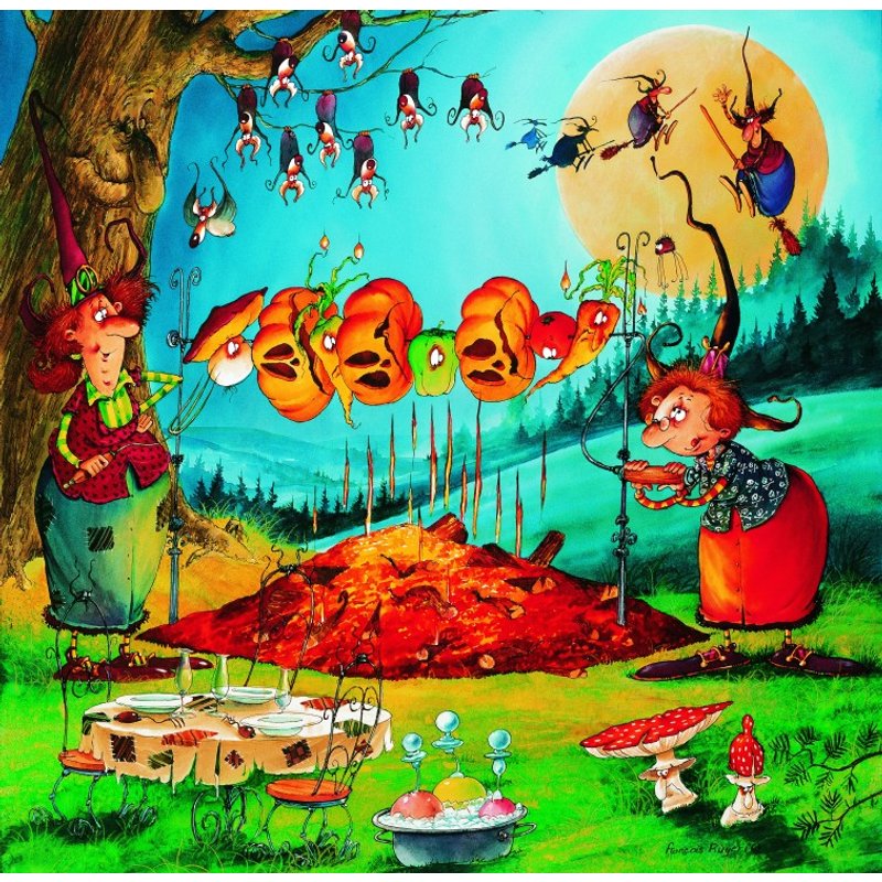 Puzzle François Ruyer - Le Barbecue des Sorcières Grafika