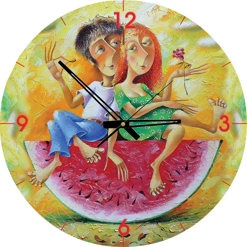 Puzzle Horloge - Je t'Aime, un Peu, Beaucoup, Passionément... (Pile no