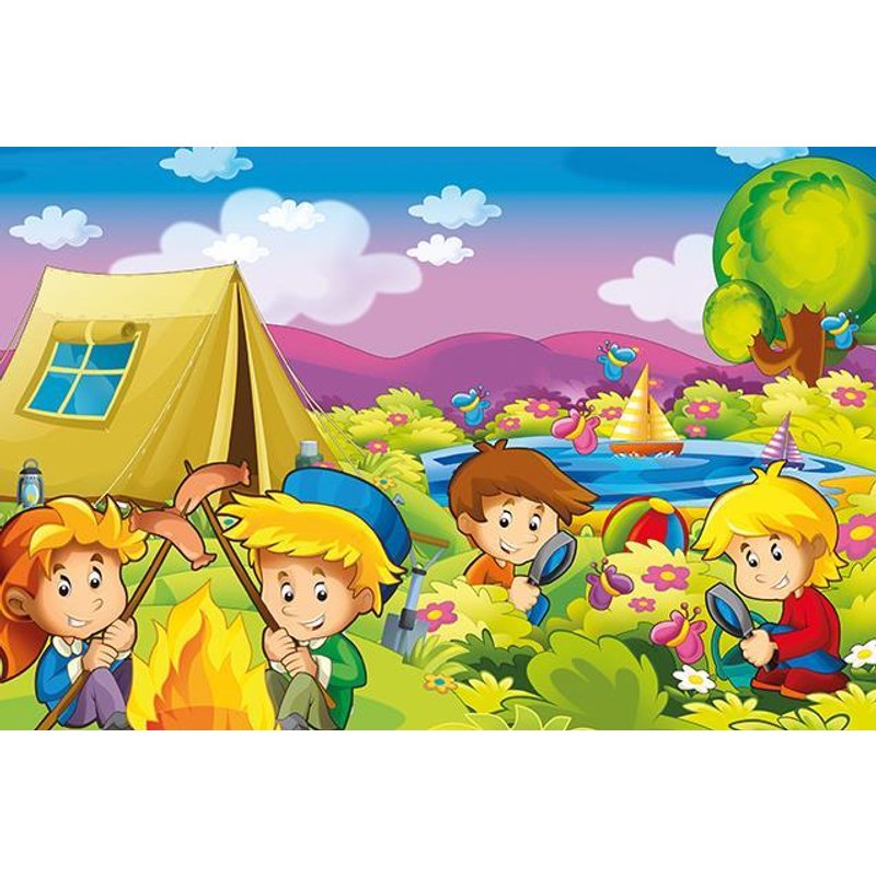 Puzzle en Bois - Campeurs Art Puzzle