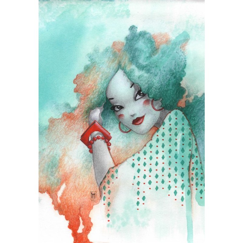 Puzzle Pièces XXL - Misstigri : Mint Grafika Kids