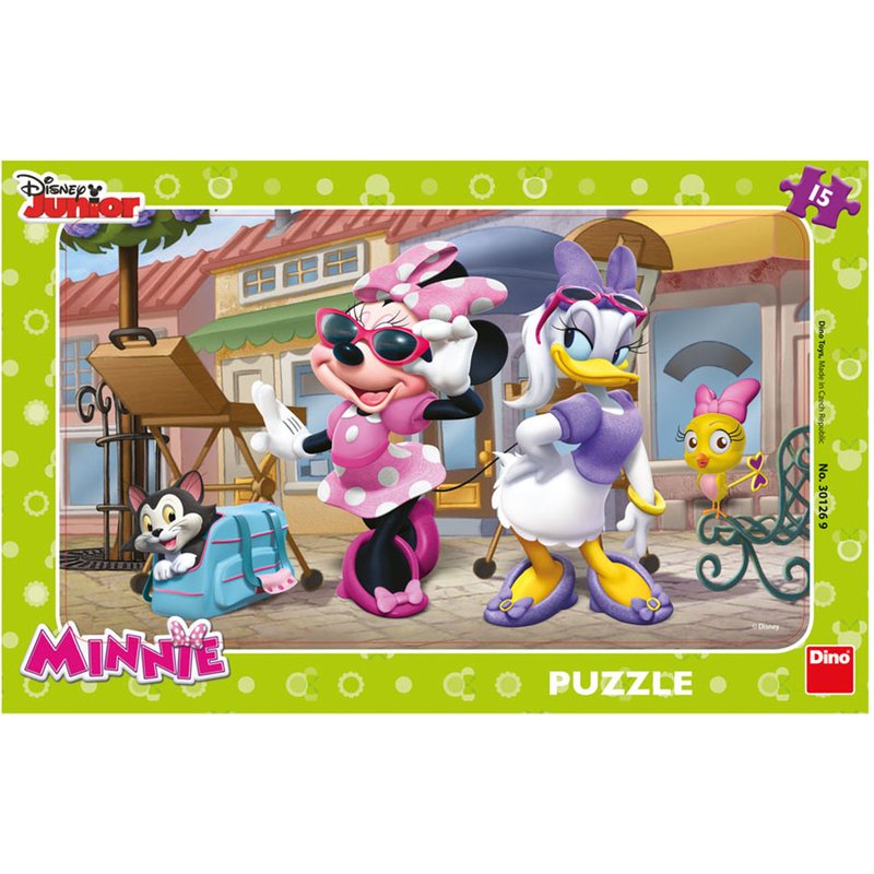 Puzzle Cadre - Minnie à Montmartre Dino