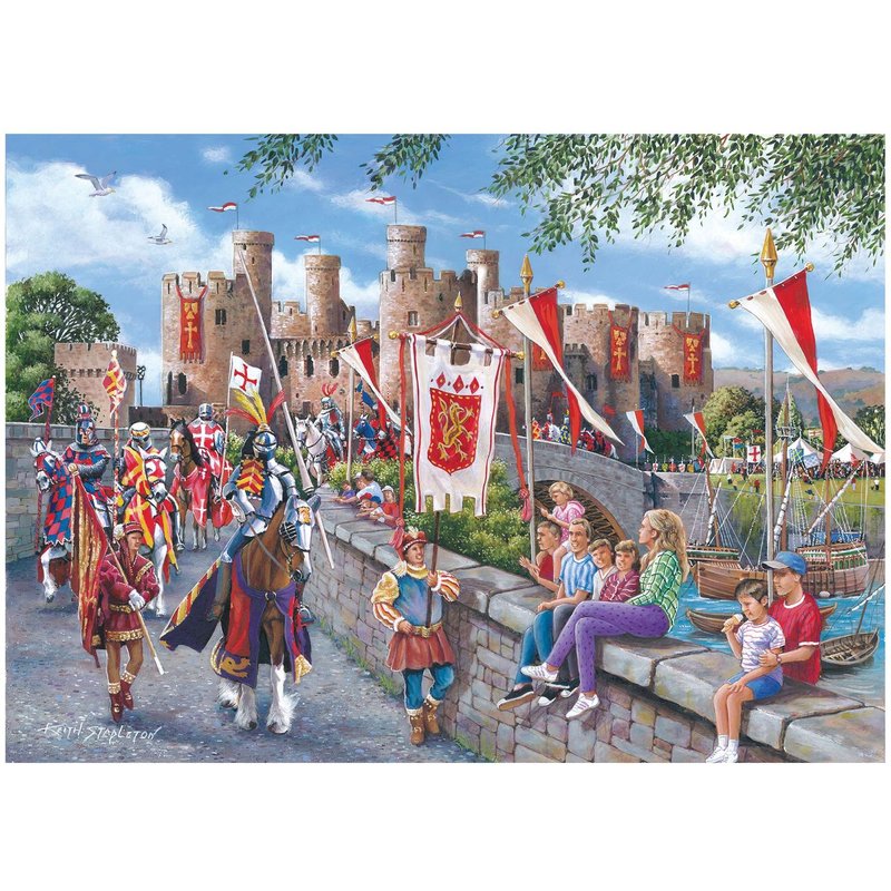 Mini Puzzle - Conwy Castle HOP - House of Puzzles