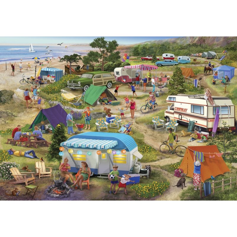 Puzzle Seaside Cramped Grounds Bluebird Puzzle