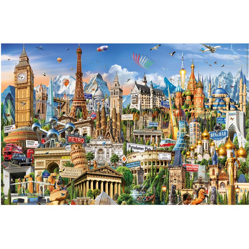 Puzzle Miniature - Symboles de l'Europe Educa