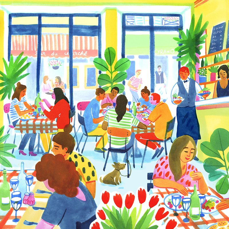 Puzzle Bistrot Pieces & Peace