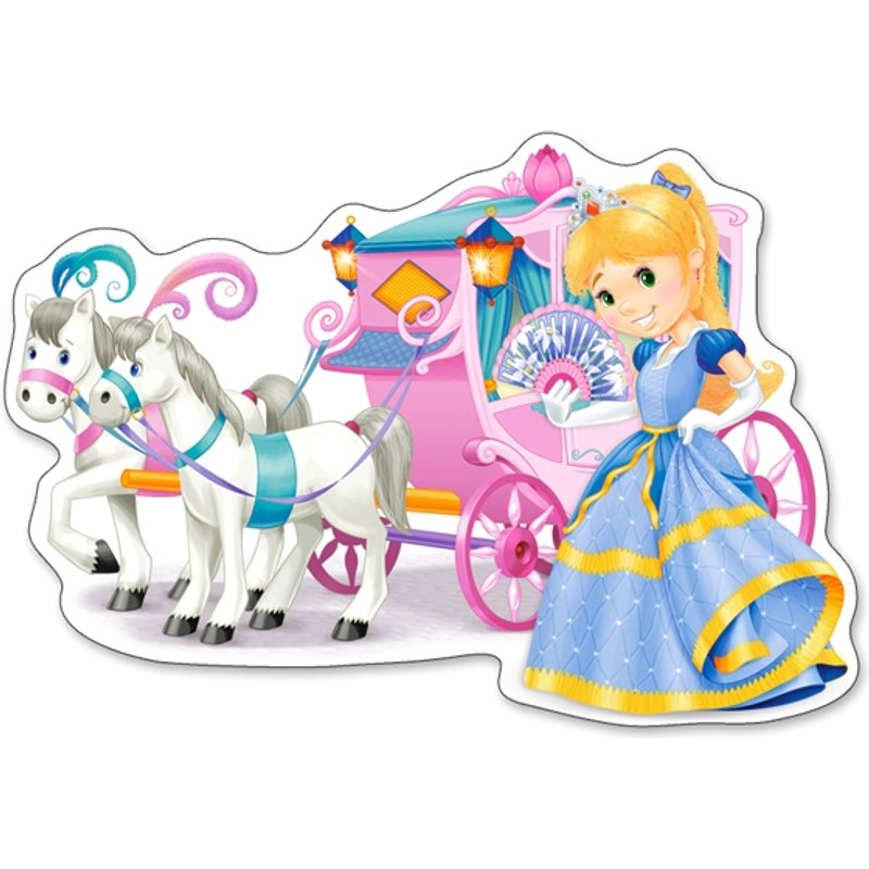 Puzzle Pièces XXL - Carrosse de Princesse Castorland