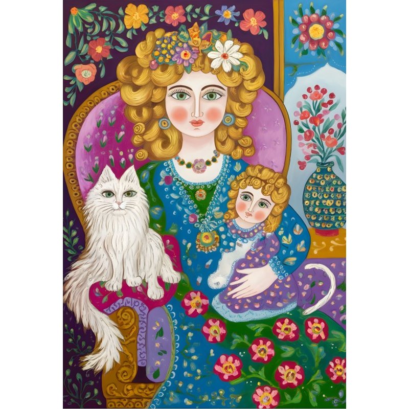 Puzzle La Dame aux Cheveux d'Or Alipson Puzzle