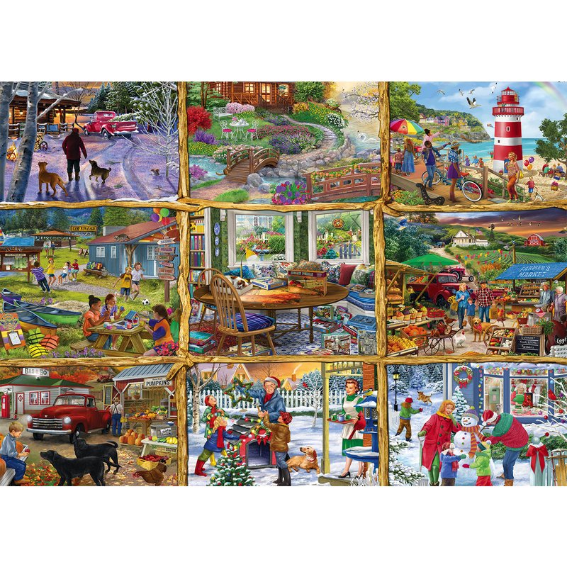 Puzzle Pour Toutes les Saisons Alipson Puzzle