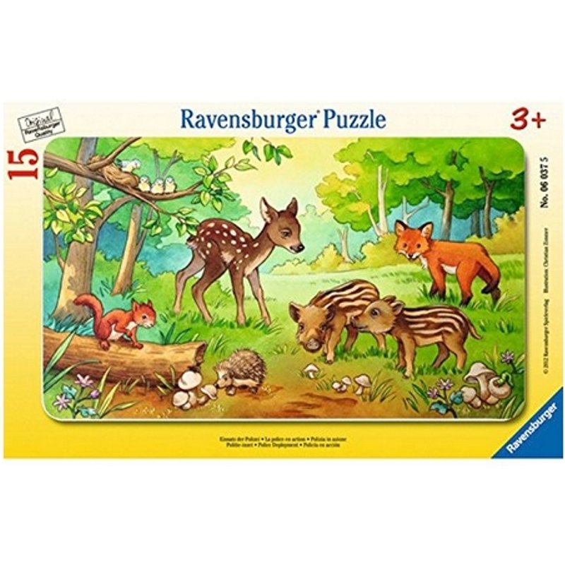 Puzzle Cadre - BĂ©bĂ©s Animaux de la ForĂȘt Ravensburger