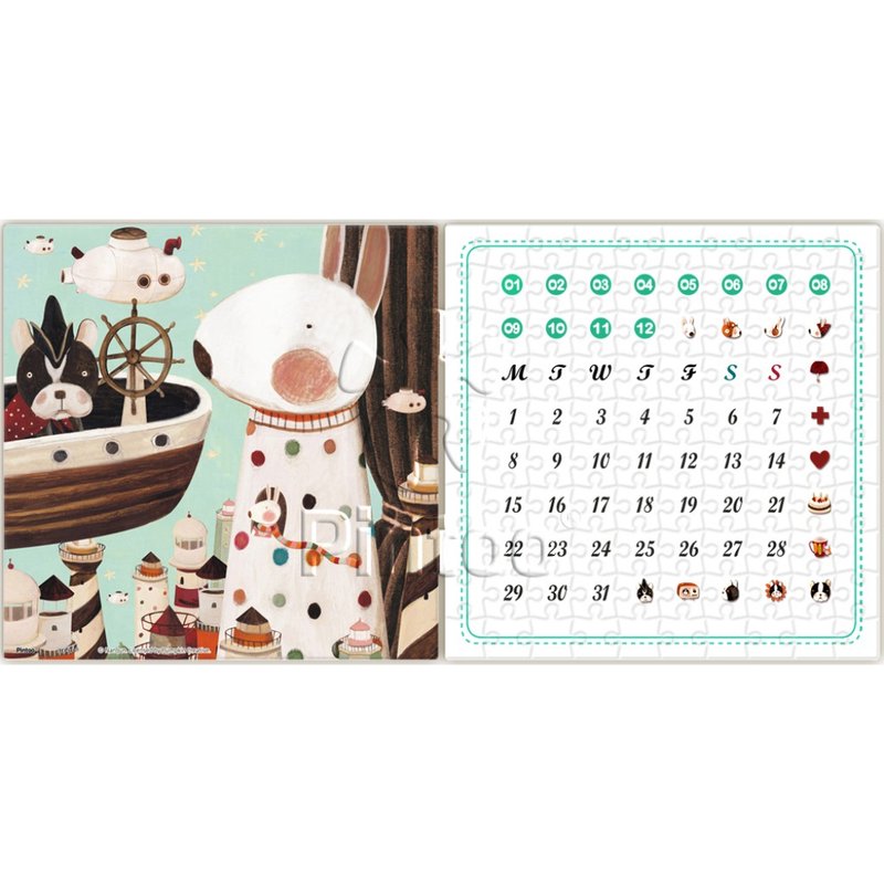 Puzzle Calendrier Showpiece - Lighthouse Pintoo