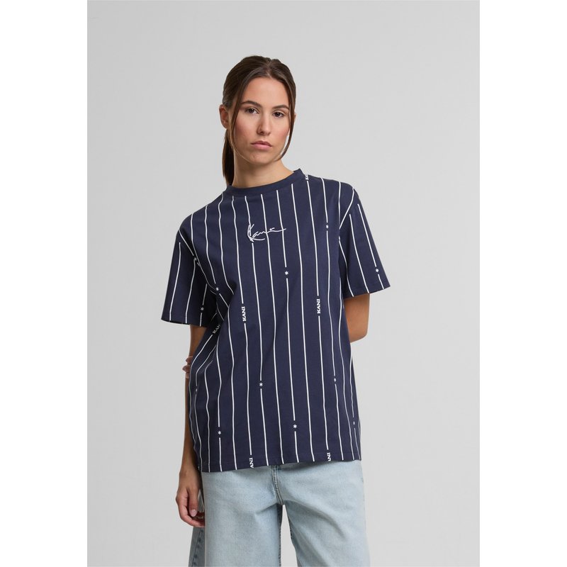 Karl Kani Signature Pinstripe Os T-Shirt