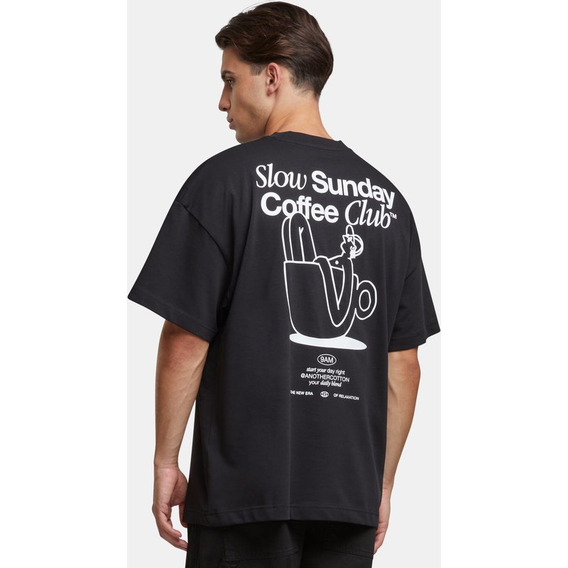 Another Cotton Lab Slow Sunday Coffe Club Oversize T-Shirt