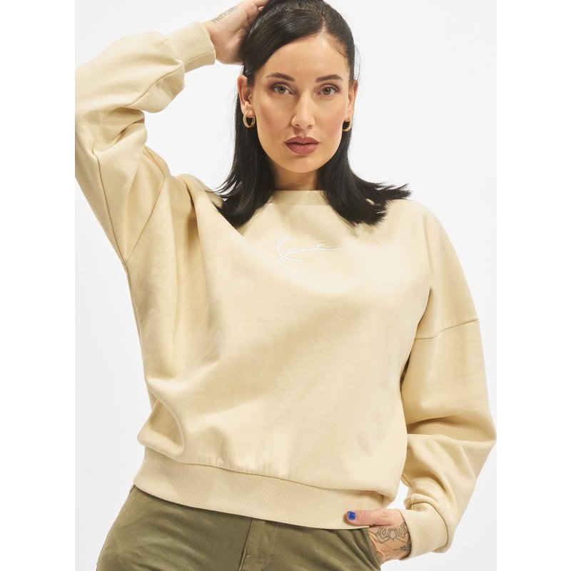 Karl Kani KW214-036-1 Small Signature Crew light sand